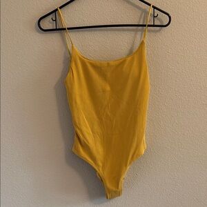 Yellow One Piece Swimsuit